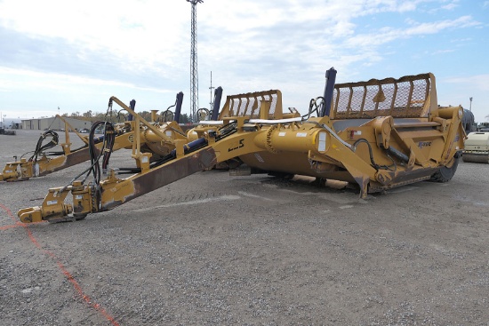 2008 K-Tec 1233 Pull Pan, SN:KS2108, with Case Quad Hitch *->Service record