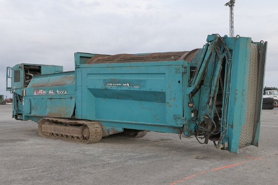 2002 Powerscreen 600 Crawler Trommel Screen, SN:15500244, Diesel, Crawler