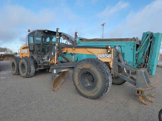 2017 Case 885B VHP Motor Grader, SN:NHAF06625, Cab/Air, Front Scarifier, DE