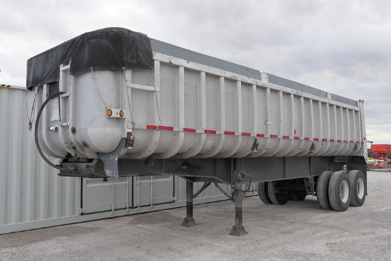 1979 Fruehauf Alum 30' Tandem Dump Trailer, SN:FWV395123