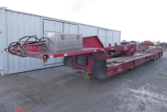 1976 Nelson Tandem Detach Lowboy, SN:3499, Hyd. Detach, 8'x22'6'' Deck, 3rd