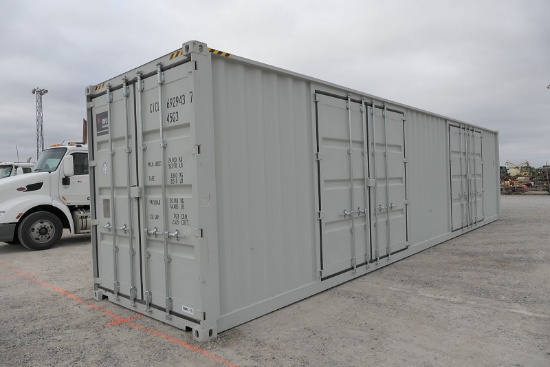 (One-Way) 2024 ZHW CICU6929437 40' High Cube  Multi-Door Container, SN:ZWD2