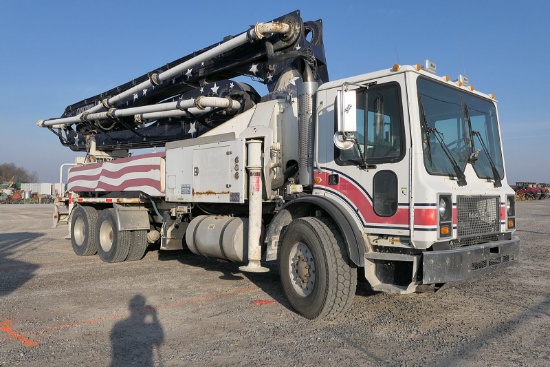 Concord 36 Meter Concrete Pumper on 2006 MackMR688S Truck, SN:1M2K197C46M03