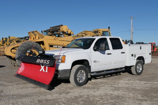 2010 GMC 2500 4x4 Crew Cab Mechanics Truck, SN:1GT4K0B69AF103476, Duramax D