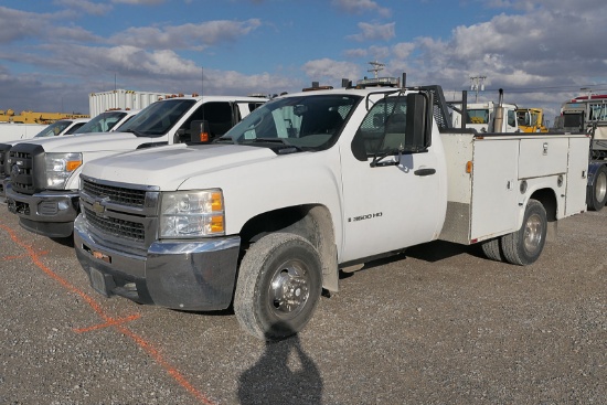 2007 Chevy 3500HD Mechanics Truck, SN:1GBJC34K47E543359, Gas, Auto, 2wd, Re