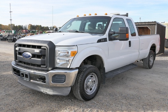 2011 Ford F250 4x4 Ext. Cab Pickup, SN:1FT7X2B62BEC91632, V8 Gas, Auto, 4wd