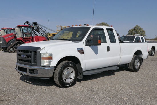 2008 Ford F250 4x2 Ext Cab Pickup, SN:1FTSX20R78EB07589, Diesel, Auto, 2wd,