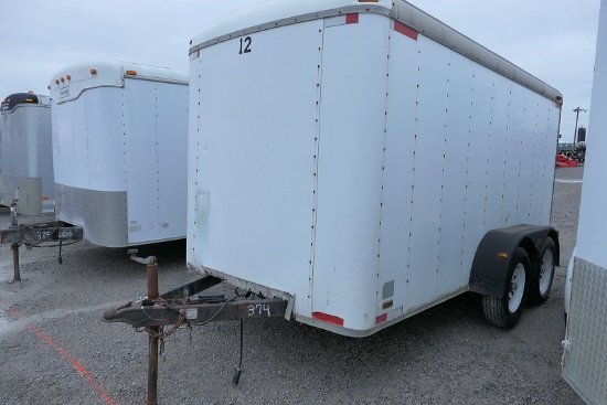 1998 Pace H612TA2 Cargo Trailer, SN:40LFB1223WP042827