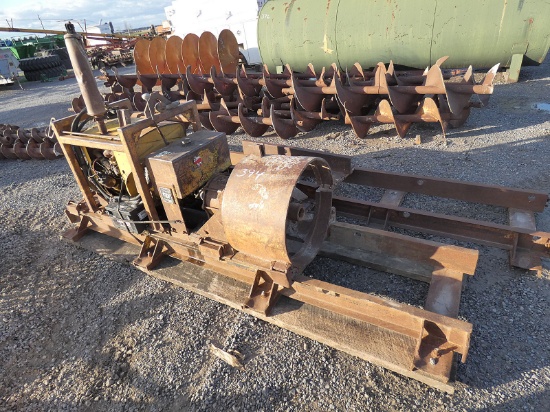 Michael Byrne 24-200 Boring Machine, with Augers