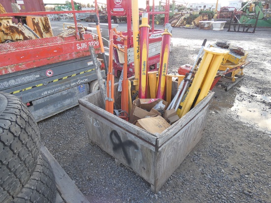 Crate of Receivers, Stands & GPS Misc