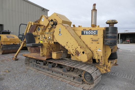 Vermeer T600C Rock Saw, SN:1255, Detroit Diesel, Wheel Saw, SN:236 (taxable