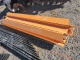 (ONE SET) 2024 WOLVERINE EX-66-78L Pallet Fork 7' Extensions (tax)