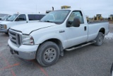 2005 Ford F250 Pickup, SN:1FTNF20565EA69300, Gas, Auto, Std. Cab, 244,748 m