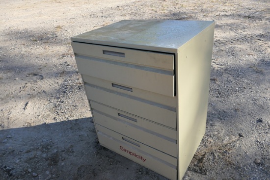 Cabinet w/ Truck parts, lights etc