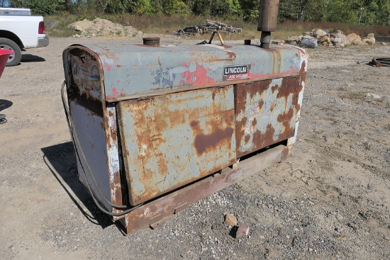 Lincoln SAE400 Portable DC Welder, Detroit, Skid Mtd.