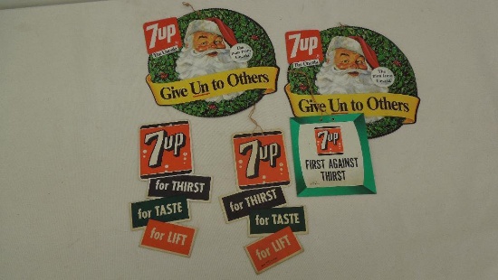 7up Advertising Hanging Sign Tags