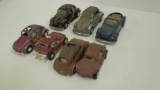 4 Tootsie Cars (3) VW Cabroilet Cars