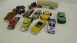 (12) small cars and trucks and semi