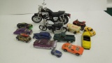 (12) small Cars & Trucks& (2) motorcycles