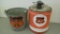 Phillips Motor Oil Can and Axle Grease Bucket