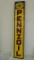 Pennzoil embossed sign