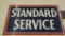 Standard Service 2 sided porcelain sign