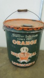 Orange Industrial Lubricants Can