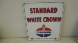 1954 Standard White Crown Sign