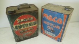 Moco Motor Oil and Sinclair Emerald Auto Oil