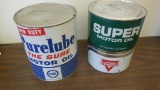 Pure and Conoco Motor Oil Cans