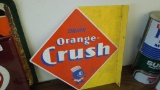 Orange Crush Flange Sign