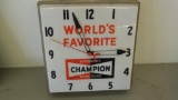 Champion Spark Plugs Clock