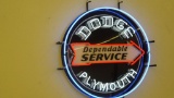 Dodge Plymouth Neon Sign
