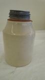 1890s Quart Stoneware Jar - Bottom Marked