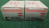 (2) Boxes 45 Colt