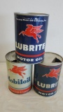 3 Cans of Mobil Oil