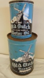 Old Dutch motor oil and grease