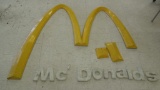 Early McDonalds Metal Sign