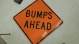 Bumps Ahead Sign