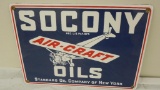 Socony Aircraft Porcelain Sign
