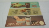 1950s Two-sided POS Store Display Inserts