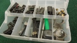 Box of assorted rifle parts