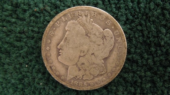 1885 O Morgan Silver Dollar