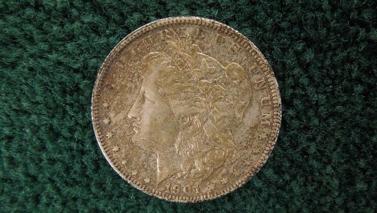 1901 O Morgan Silver Dollar