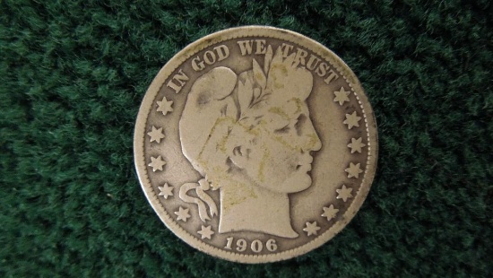 1906 Half Dollar Barber