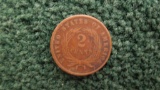 1866 2 cent