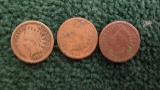 1864 2 Bronze, 1 cooper Nickel