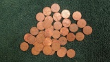 (42) 1959 and older pennies