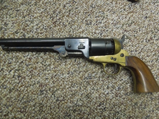 Black Powder Colt Navy 6 shot Revolver 44 cal replica
