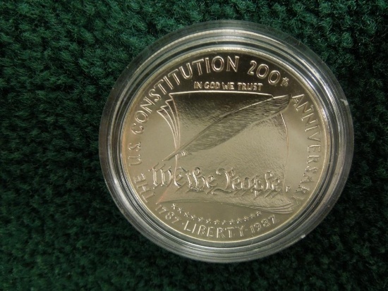 1987 Constitution Uncirculated Silver Dollar